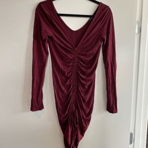 Fashion Nova Ruched Mini Dress